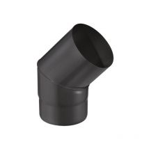 Joncoux - Codo esmaltado de 45° - para conexión - diámetro 125 mm - longitud 13 cm - espesor 0,7 mm