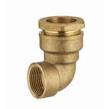 Quick Plomberie - Coude f 3/4 à compression laiton D.25 pour tube en polyéthylène