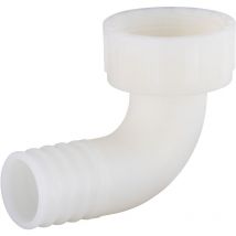 Codo de poliamida con tuerca libre Aroz Hembra 1'1/4 - Ø30