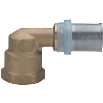 Altech - coude femelle - pour tube multicouche - a visser - 20 mm vers 3/4 - lot de 2 4434803