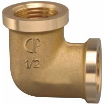 Coude Laiton Égal Femelle Fp Pattaroni F004 1/2' - Laiton