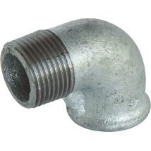 Coude Fonte galva 90° Petit Rayon Mâle Femelle 26/34 N°92