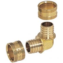 Coude à 90 degrés - a glissement - tube per - diamètre 25 Altech