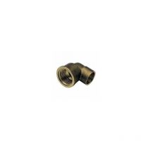 Coude laiton 90° femelle et a souder cuivre - 90 gc
