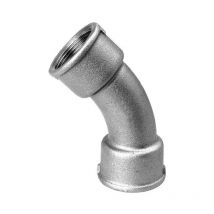 Hermann Schmidt - Coude Temperguss dn 40, 2000 2000 /2" 45°, filetage intérieur, zingué