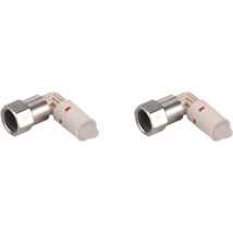 Comap - Coude instantané synthétiques femelle à visser pour tubes multicouche - 20x2-3/4 - Raccords MultiSkin - Vendus par 2 - S9090GP2034