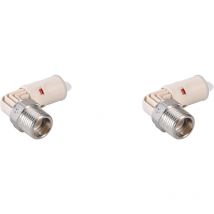 Comap - Coude instantané synthétiques mâle à visser pour tubes multicouche - 20x2 - 3/4 - Raccords MultiSkin - Vendus par 2 - S9092GP2034