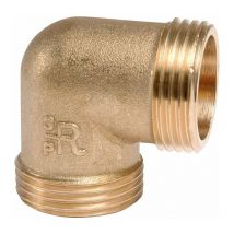 Ecolands - Raccord laiton coudé 90° à visser - m 1/2'