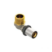 Finimetal - Coude mâle lbp à sertir diamètre 26 mm - à visser filetage 1"