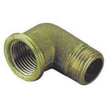 Coude mf en laiton jaune