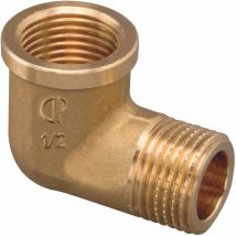 Coude égal Mâle / Femelle Raccords Fp Pattaroni F004 1' - laiton