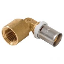 Coude à sertir fluxo Femelle fixe Ø20-3/4''