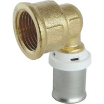 Coude femelle à sertir multicouche 26/34 - Ø26-1" - 30361-26-26 - Fixoconnect Ayor