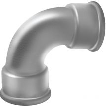 Courbe 90° grand rayon ff fonte noire 40x49