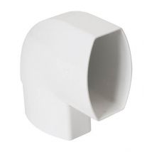 Coude orientable 90x56 mf 90° blanc - Nicoll