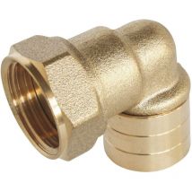 Ayor - Raccord écrou tournant coudé à glissement - Ecrou tournant coudé 20/27 - per Ø16