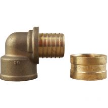 Barbi Blansol - Coude per à glissement Ø25 - Femelle fixe 3/4 (20/27) - ibp Bänninger