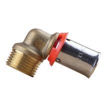 Barbi Blansol - Coude per à sertir Ø12x1,1 - Mâle 3/8 (12/17) - ibp Bänninger