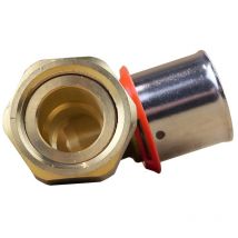 Coude PER à sertir Ø25x2,3 - Femelle écrou Libre 3/4" (20/27) - IBP Bänninger