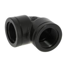 Coude plastique 90° femelle-femelle 20-27