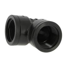 Coude plastique 90° femelle-femelle 26-34