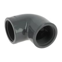 Coude plastique 90° femelle-femelle 40-49