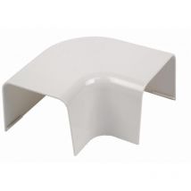 Mc Distribution - Coude plat arrondi 90 degrès goulotte Optimal 110 x 75 mm
