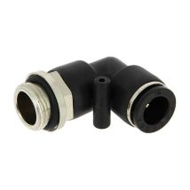 Prevost - Coude 90° pneumatique instantané Ø10 fileté mâle 3/8' (12x17)