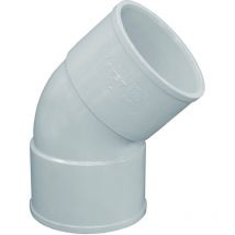 Coude pvc 45° évacuation Femelle Femelle Ø80 First Plast