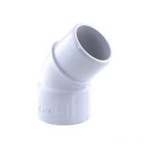 Interplast - coude pvc 45° mf ø 40 blanc