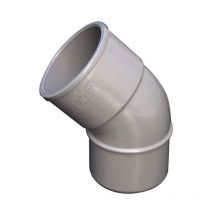 Coude 45° Mâle Femelle Ø50 gris