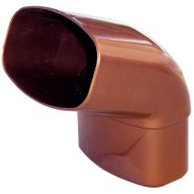 Coude pvc 67°30 mf pour tube best Ø92x57 - marron