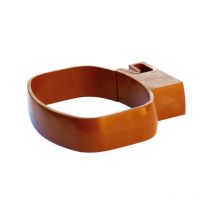 Collier bride pour tube de descente pvc best Ø92x57 - effet cuivre First Plast