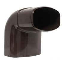 Coude pvc 87°30 mf pour tube best Ø92x57 - marron