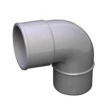 Coude 87°30 Mâle Femelle Ø50 gris