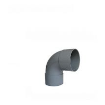 Coude pvc a 87.30° pour evacuation double femelle