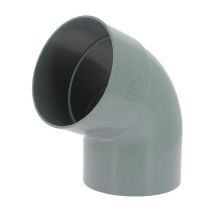 Coude PVC mâle-femelle 67°30 Ø160
