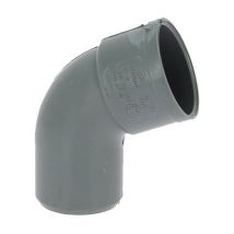 Coude pvc mâle-femelle 67°30 Ø40