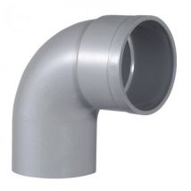 Girpi - Coude pvc mâle femelle gris 87°30 Ø160mm - XC8
