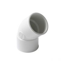 Nicoll - Coude simple ff 45° Ø40 blanc