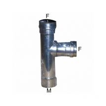 Coude t Inox 8 f/f Wing