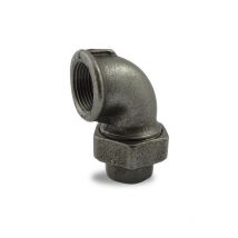 Coude union a portee conique femelle/femelle 96, noir 1