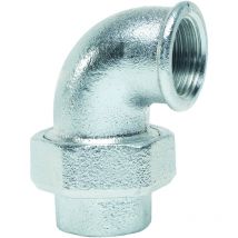 Coude union 90° galva joint conique 2' - 969V - Gebo