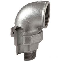 Coude union fonte galva Mâle Femelle 1/2