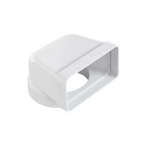 Coude Vertical Pour Transition Du Tube Rond Au Tube Rectangulaire D. 100/120X60 Mm First