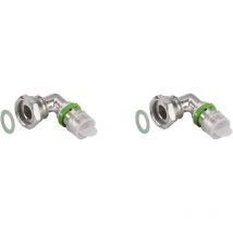 Coude écrou tournant métallique pour tubes multicouche à sertir - 16x2-1/2 - Raccords MultiSkin - Vendus par 2 - 7096GW1612 - Comap