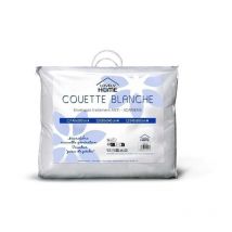 Lovely Home - Couette 240 x 260 cm Chaude - 450 g/m² - Anti-acariens - 2 personnes - Blanc
