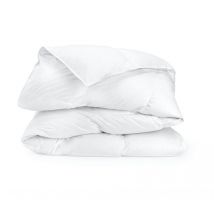 Couette Anti acarien synthétique 350g/m² 220x240 cm - Blanc