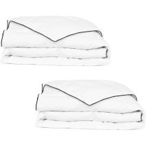 Couette en duvet d'hiver 2 pcs 150 x 200 cm