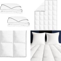 Couette en duvet d'hiver 2 pcs 140 x 200 cm - couette - couettes - Home & Living - Blanc